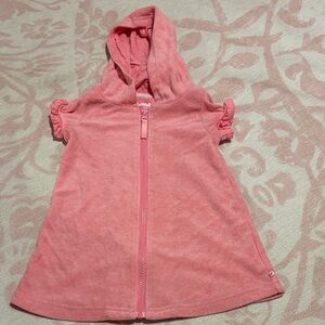 Ruffle Butts Soft Pink swim coverup